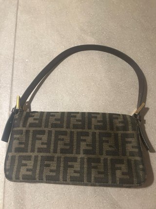 Bolso tipo Fendi Marrón Multicolor