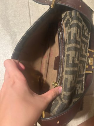 Bolso tipo Fendi Marrón Multicolor