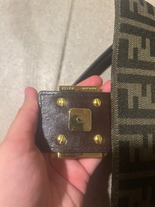 Bolso tipo Fendi Marrón Multicolor