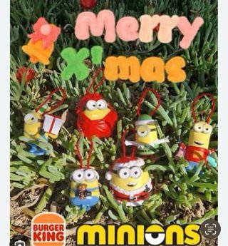 6 figuras COMPLETO Minions Navidad (NUEVAS)
