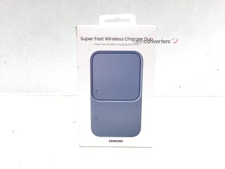 cargador samsung super fast wireless charger duo