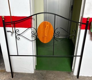 Testata in ferro battuto 135 cm