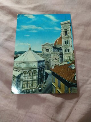 Postal de Anna font la vendo junto al cuadro de An