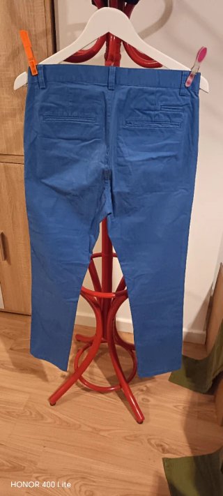 Lote 2 Pantalones Chinos H&M Azul y Verde Oliva,