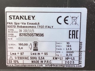 compresor portatil stanley dn200/10/5