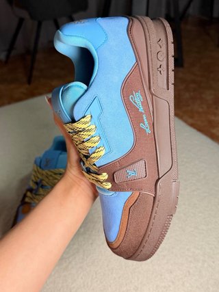Zapatillas Louis Vuitton Azul y Marrón
