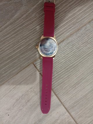 Reloj Calgary Dorado Correa Rosa
