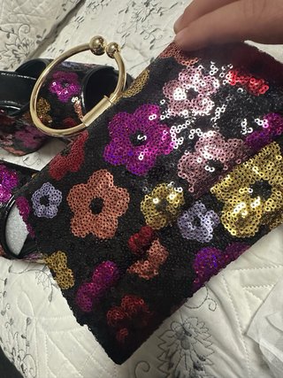 Conjunto Sandalias y Bolso Fiesta Lentejuelas