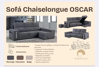 Sofá chaise longue