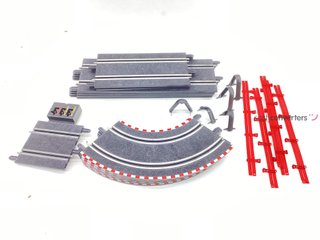 kit pista y coches slot scalextric compact extreme raiders