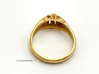 anillo oro 18k con diamante