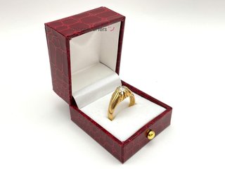 anillo oro 18k con diamante