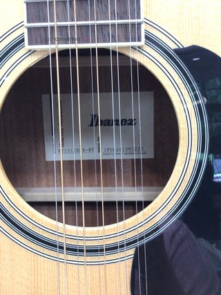 guitarra acustica ibanez pf1512ece-nt