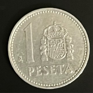 Lote 5 Monedas de 1 Peseta Juan Carlos I