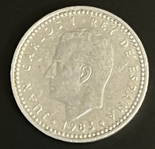 Lote 5 Monedas de 1 Peseta Juan Carlos I