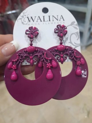 Pendientes Flamenca WALINA buganvilla