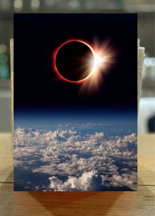 Póster artístico Eclipse 2026