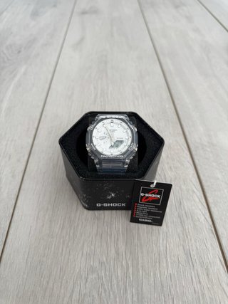 Orologio G-Shock Bianco e Trasparente