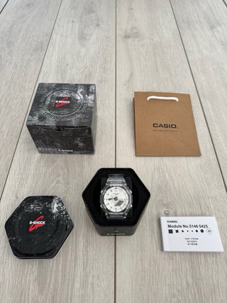 Orologio G-Shock Bianco e Trasparente