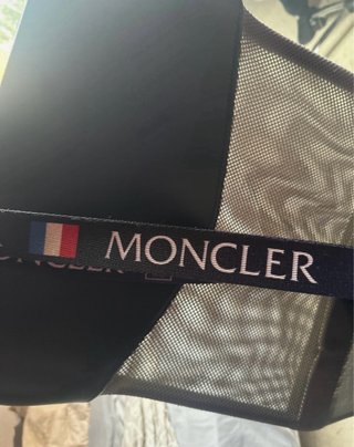 Borsa a tracolla nera Moncler