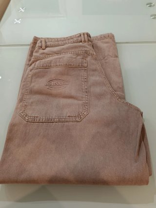 Jeans larghi Bershka marroni