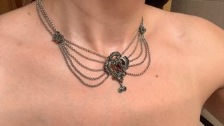 Collare gotico vintage in stile vittoriano