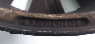 6.5jx17ch4 26 llanta citroen c4 coupe 1.6 341162