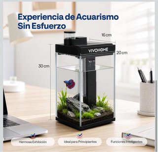 [NUEVO] Acuario /gambario Inteligente VIVOHOME 10L