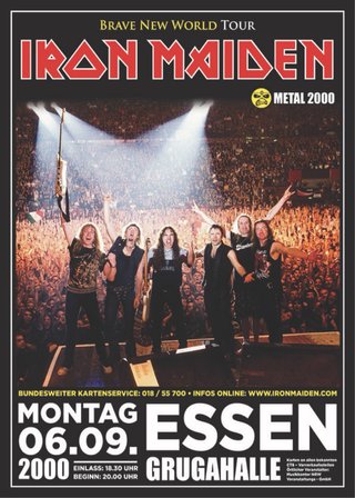 Iron Maiden - Scream for me Essen 3Lp ltd + Poster