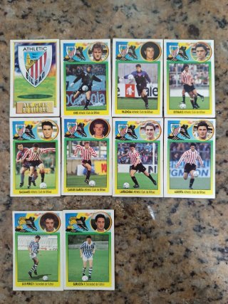 Cromos de fútbol Athletic Club de Bilbao