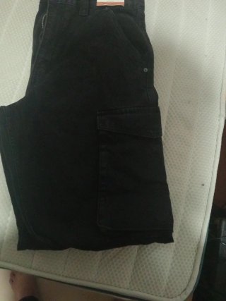 Pantalones baggy negros Talla S
