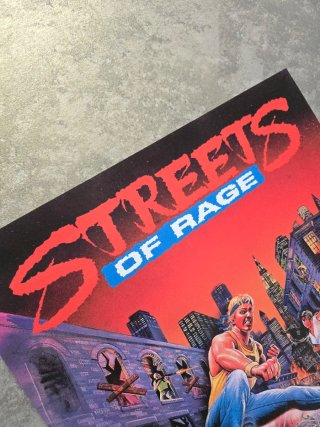 Streets of Rage Sega Megadrive Poster PVC 70x50cm