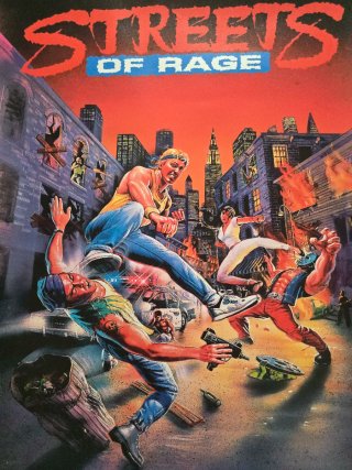 Streets of Rage Sega Megadrive Poster PVC 70x50cm