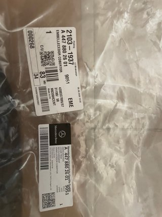 Rejilla Parachoques Mercedes Clase V 2022