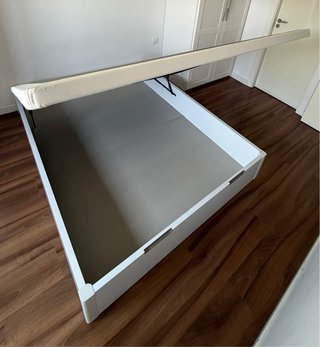 Canapé abatible blanco 200x150