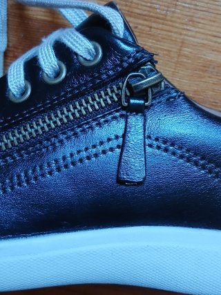 Zapatillas Clarks Nalle Lace Piel Mujer Negras