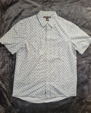 Camiseta Michael Kors M Estampada MK Gris/Blanco
