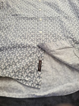 Camiseta Michael Kors M Estampada MK Gris/Blanco