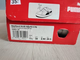 Zapatillas Puma Niña Blancas y Moradas