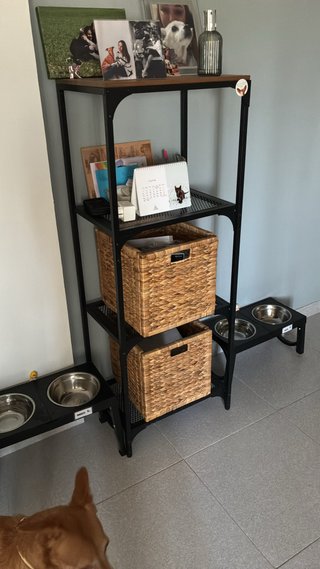 Estantería Metálica y madera Ikea