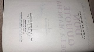 Libro Don Quijote de la Mancha, Alfaguara, 1969