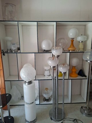 Lampade vintage vetro e metallo