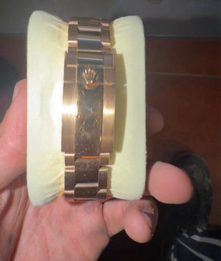 Rolex Daytona correa de acero color dorado