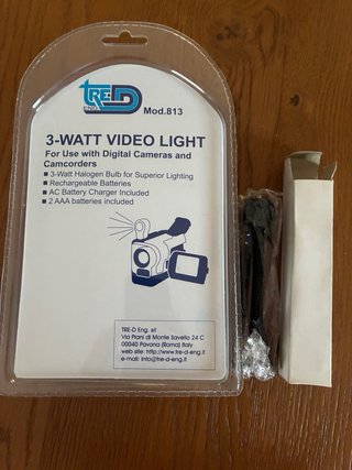 Lampada Video LED TRED Mod. 813 3 Watt