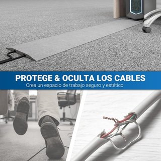 PUNCIA Canaletas suelo adhesivas 4pcs 160cm Gris
