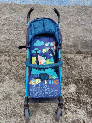 Silla de paseo Tuc Tuc peces azul