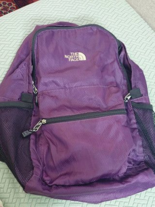 2 Mochilas plegables (azul y Morado)