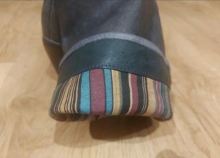 Botas Felmini Piel Talla 40 Forradas Gris