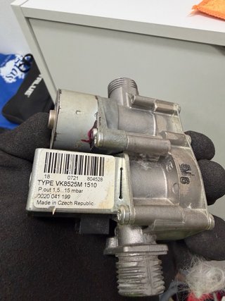 Valvula gas caldera