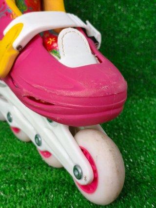 Patines en línea para niñas color rosa